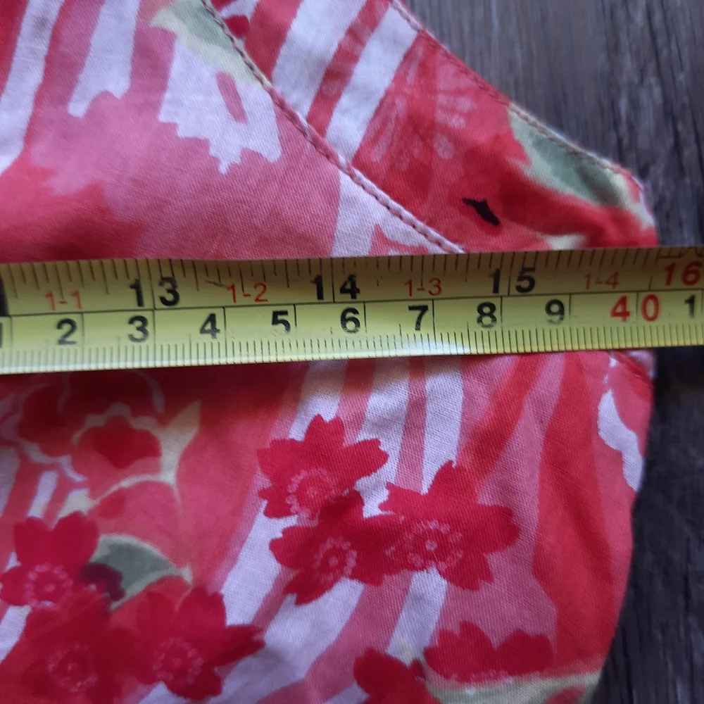 Raviya pink sundress at the front with buttons at the back with elastic size S - Picture 11 of 16
